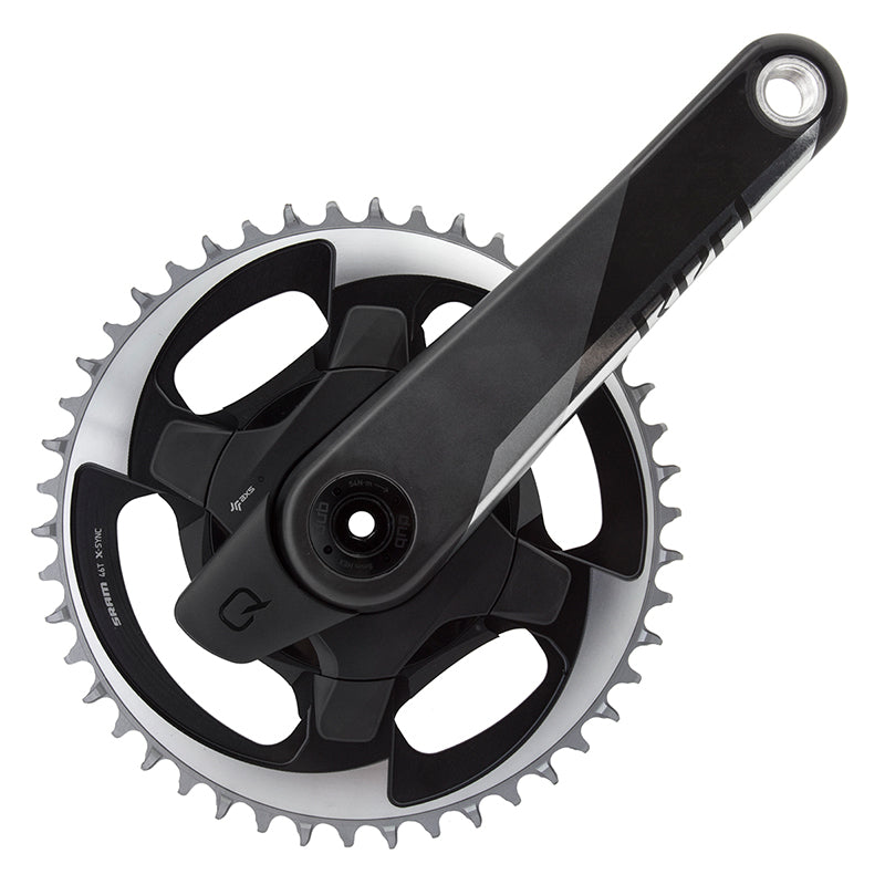 Juego de bielas con medidor de potencia SRAM Red 1 AXS Quarq Velocidad: 12 Eje: 28,99 mm BCD: Montaje directo 46 DUB 172,5 mm Black Road