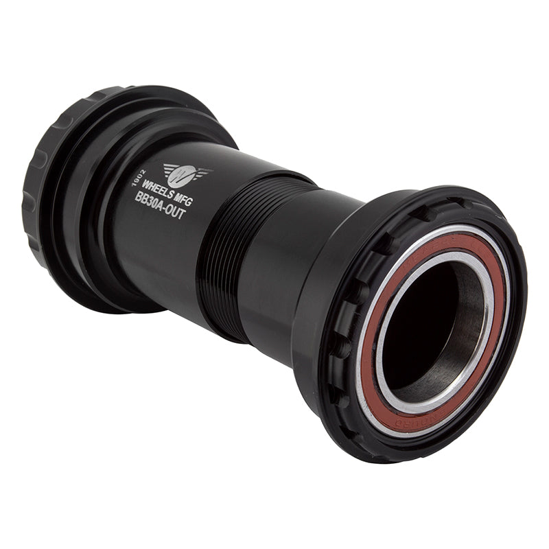 Ruedas Manufacturing BB30A, pedalier exterior, bielas de 24 mm, rodamientos de contacto angular Shimano BLK