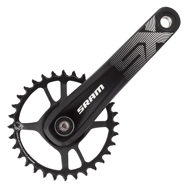 Juego de bielas SRAM SX Eagle - 170 mm, 12 velocidades, 32 dientes, montaje directo, interfaz de eje Power Spline, negro A1
