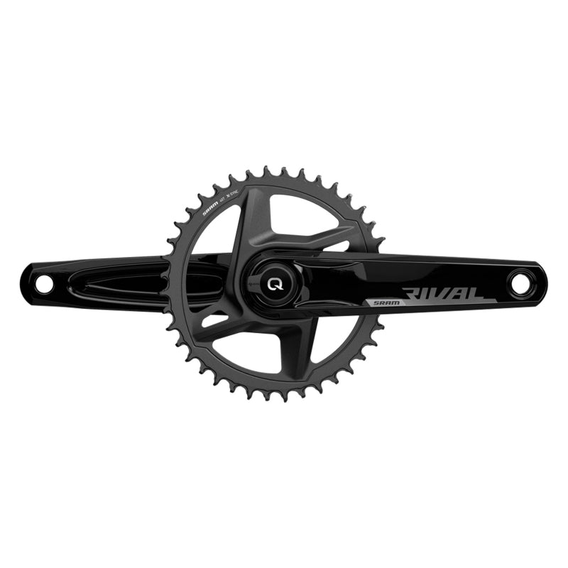 Juego de bielas SRAM Rival D1 Quarq Wide con medidor de potencia 1x Velocidad: 12 Eje: 28,99 mm 46 DUB 175 mm Disco de carretera negro