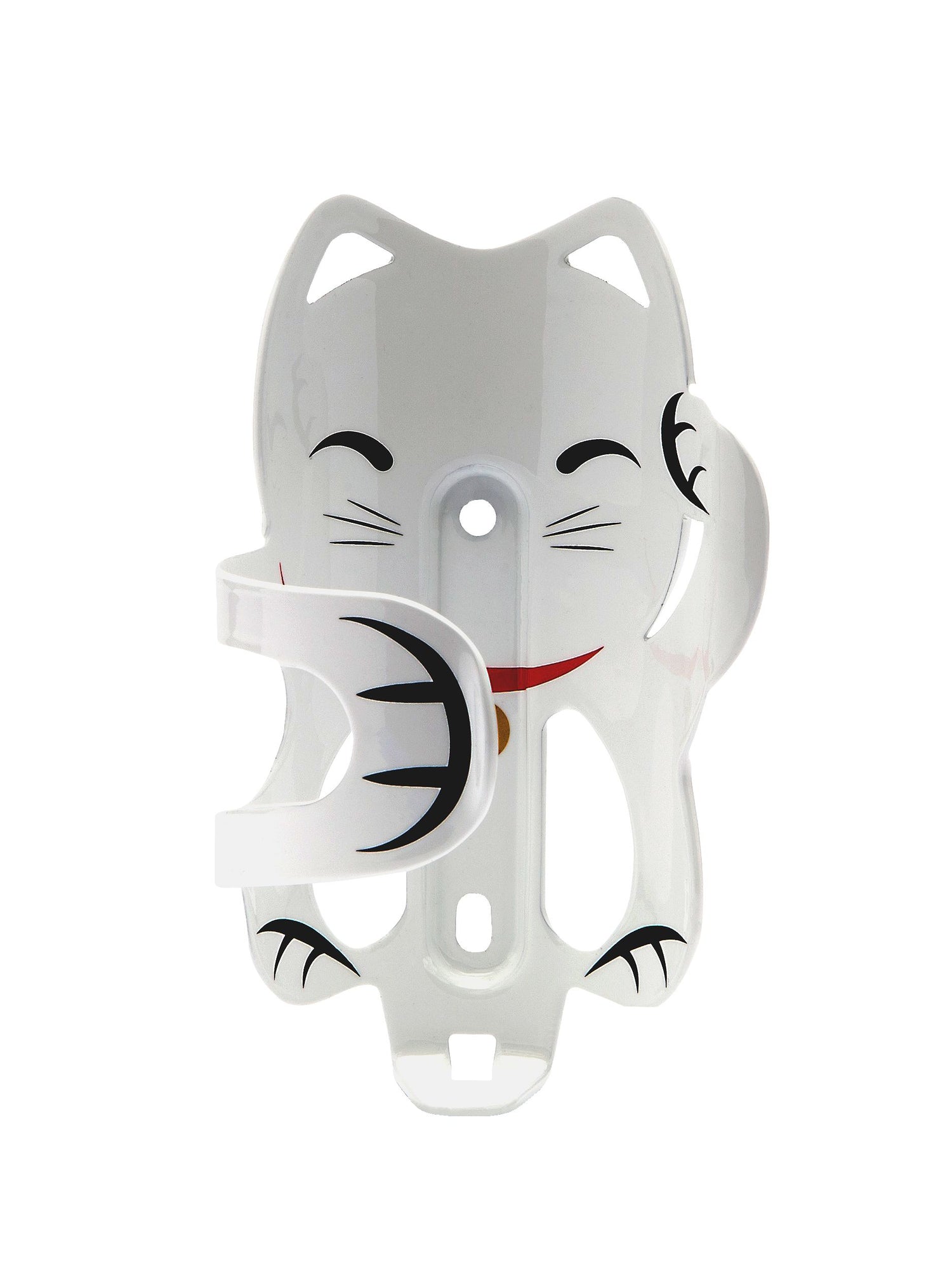 Portabotellas Lucky Cat de Portland Design Works: Gato blanco