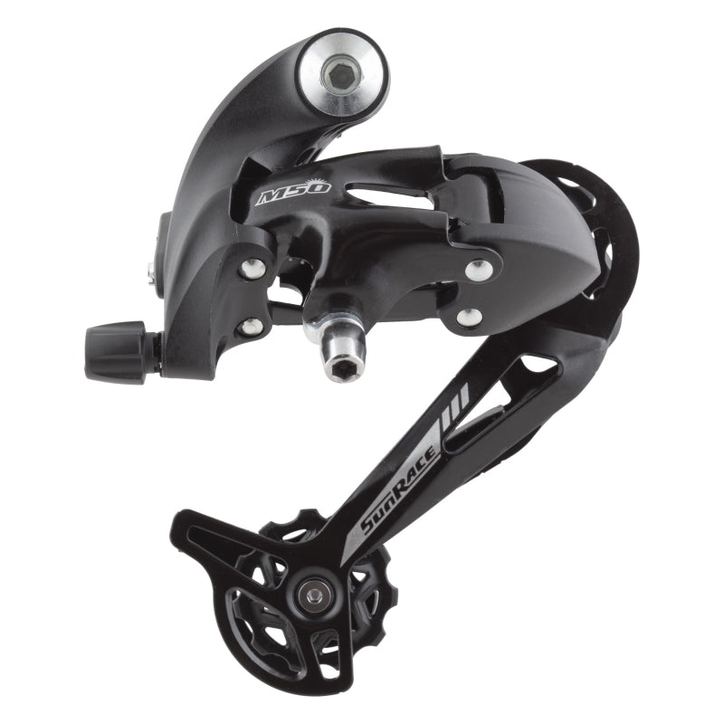 Desviador trasero Sunrace RDM57 de 7/8 velocidades, jaula larga, negro