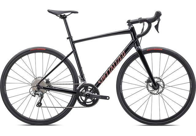 2026 Specialized Allez E5 Sport Bike Gloss Tarmac Black 52