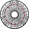 SRAM XX Downhill XS-797 T-Type Cassette - 7-Speed 10-24t For XD Driver Silver