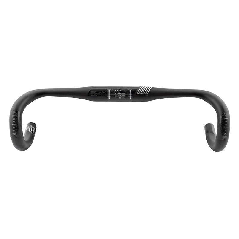 Manillar Full Speed ​​Ahead SL-K Compact Drop - Carbono 31,8 mm 42 cm Negro