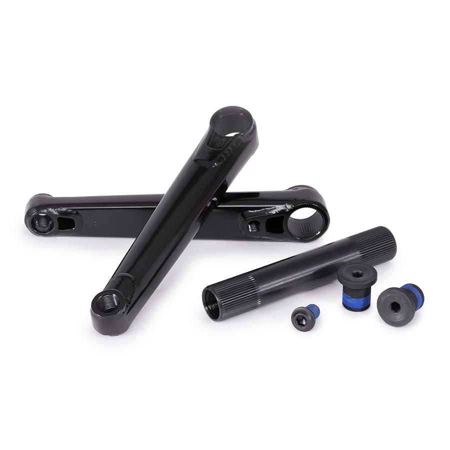 Eje de bielas Eclat Onyx: 24 mm, 24 mm, 175 mm, juego de BMX negro