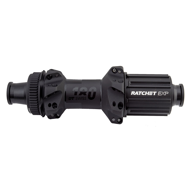 Buje trasero DT Swiss 180 EXP - 12 x 142 mm, Center-Lock HG 11 Road BLK, 28 agujeros, tiro recto, 36 puntos
