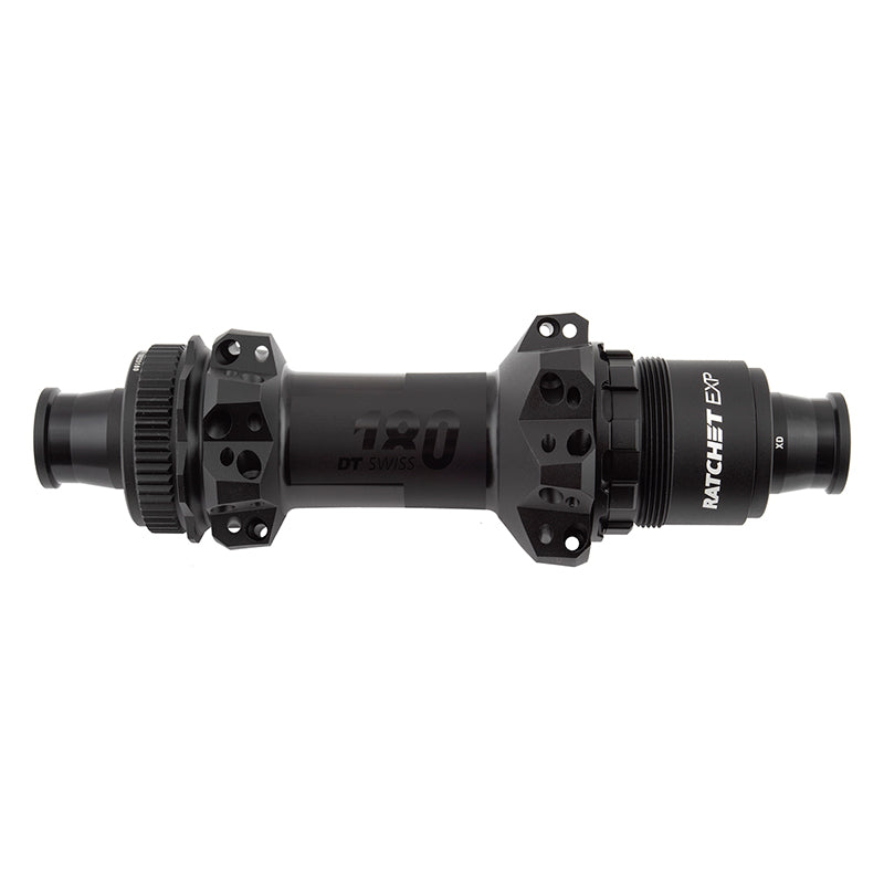 Buje trasero DT Swiss 180 EXP - 12 x 148 mm Center-Lock XD BLK 28H, tiro recto, 36 puntos