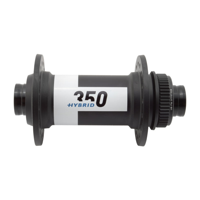 Buje delantero híbrido DT Swiss 350 - 15 x 110 mm, Center-Lock, negro, 32 radios