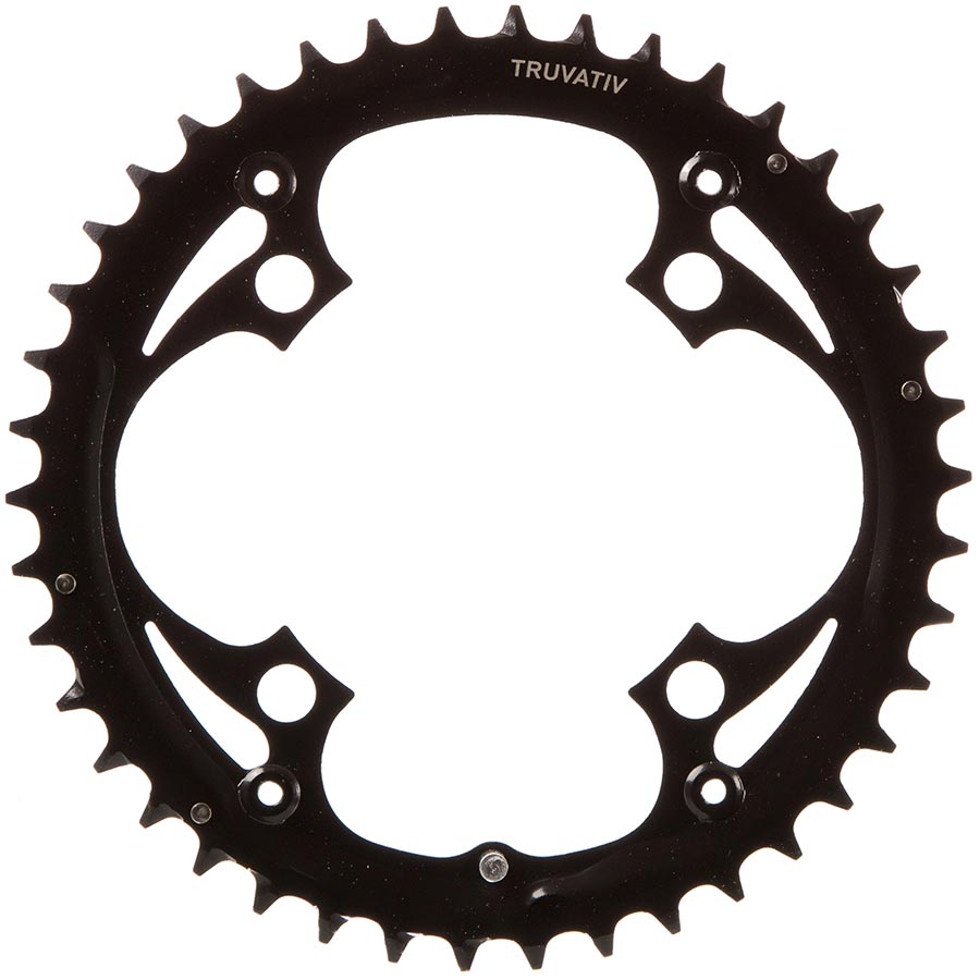 Anillo de acero TruVativ Trushift 42T x 104 mm BCD, negro V4