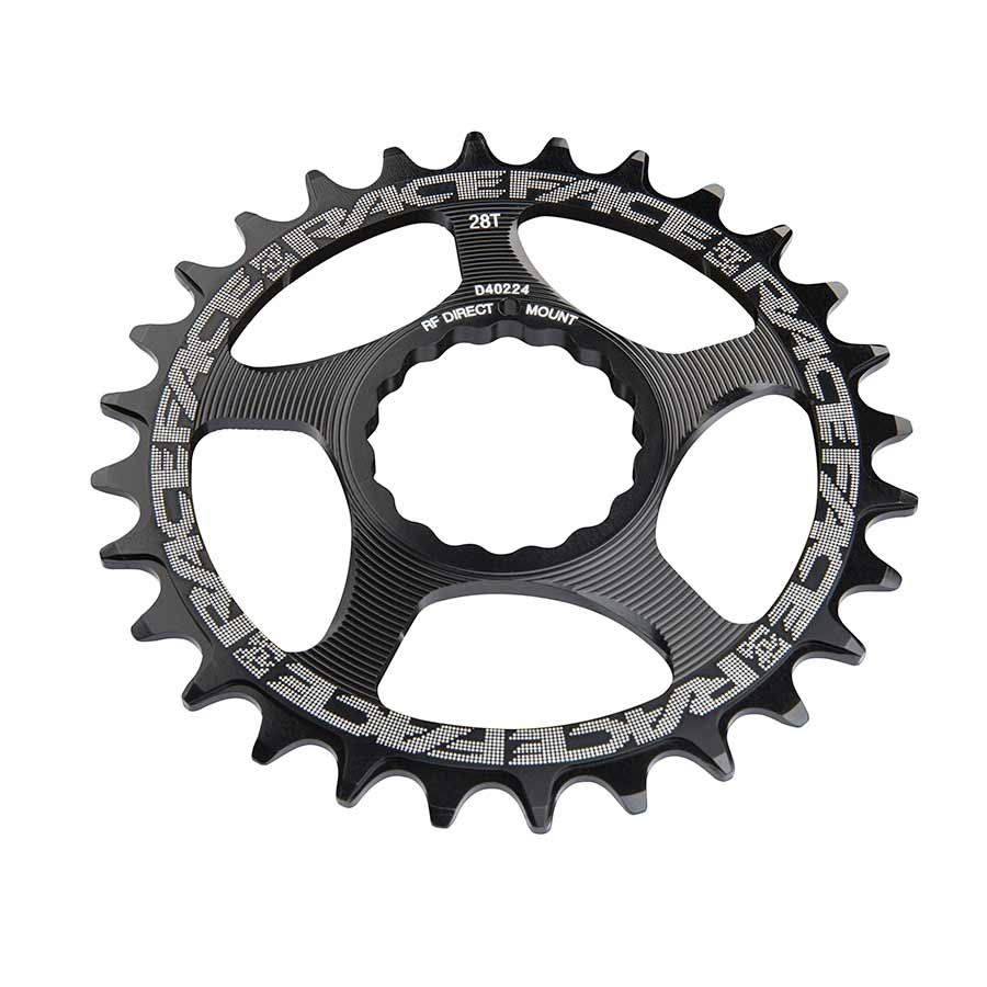 Plato estrecho y ancho RaceFace: montaje directo CINCH 28t negro