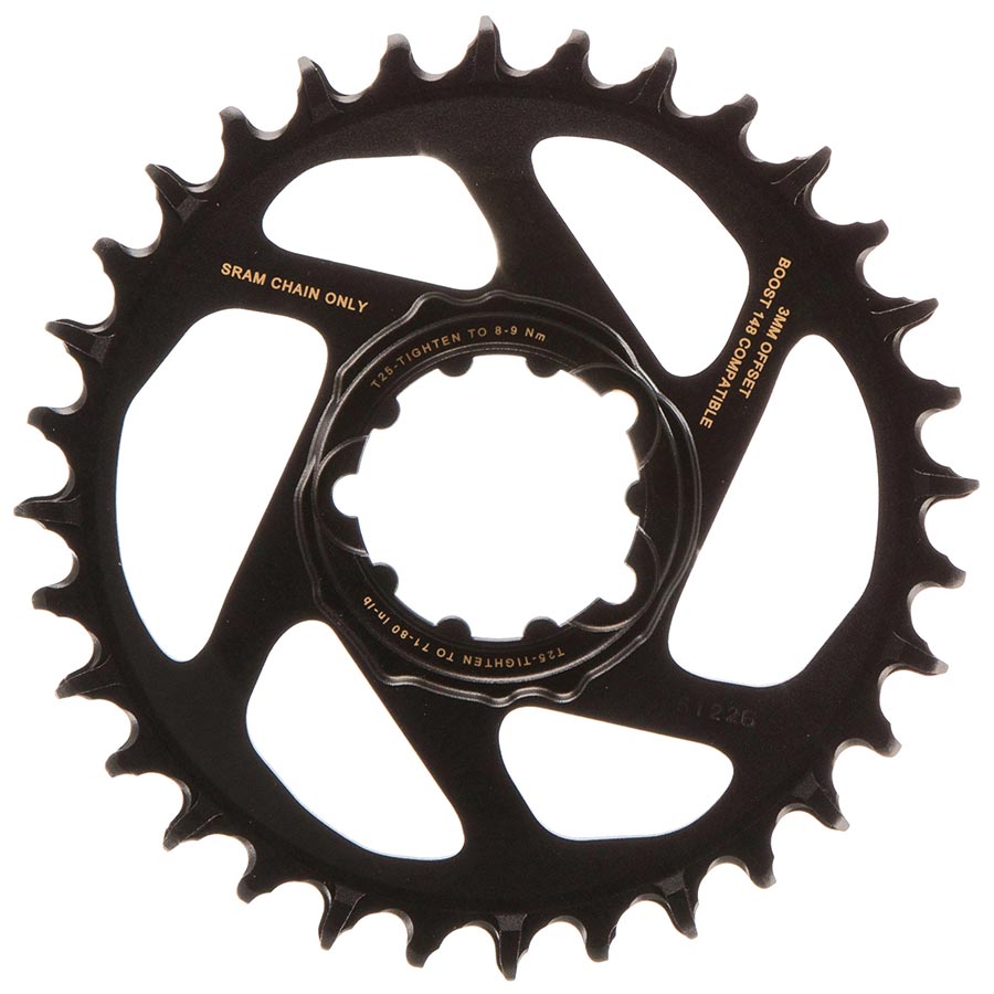 Plato SRAM X-SYNC 2 SL de 3 mm Dientes: 32 Velocidad: 11/12 BCD: Montaje directo, individual, aluminio, dorado