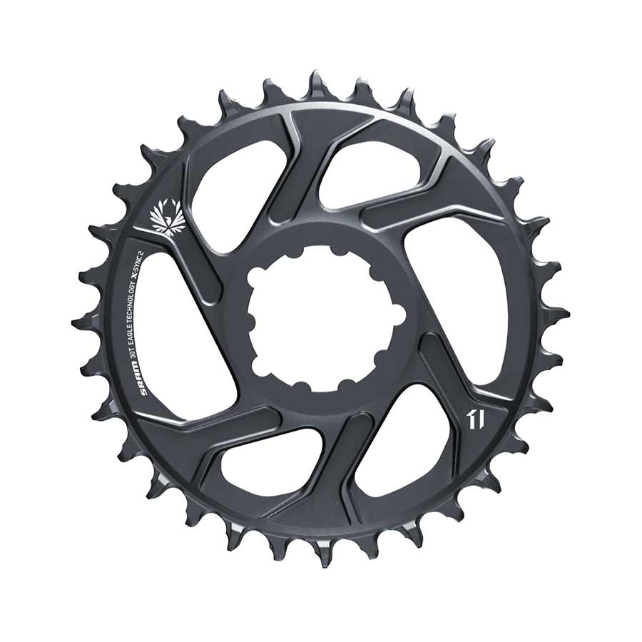 Plato SRAM Eagle X-SYNC 2 de montaje directo - 30 dientes - Desplazamiento de 4 mm - Gris Lunar