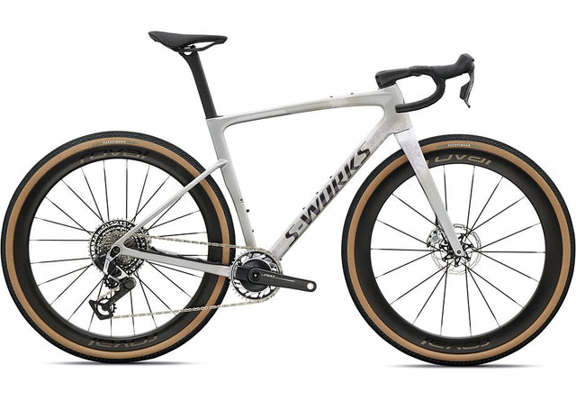 2027 Specialized Crux 5 S-Works Axs Bike Silver Dust/Amethyst Frost/Nebula Metallic 49