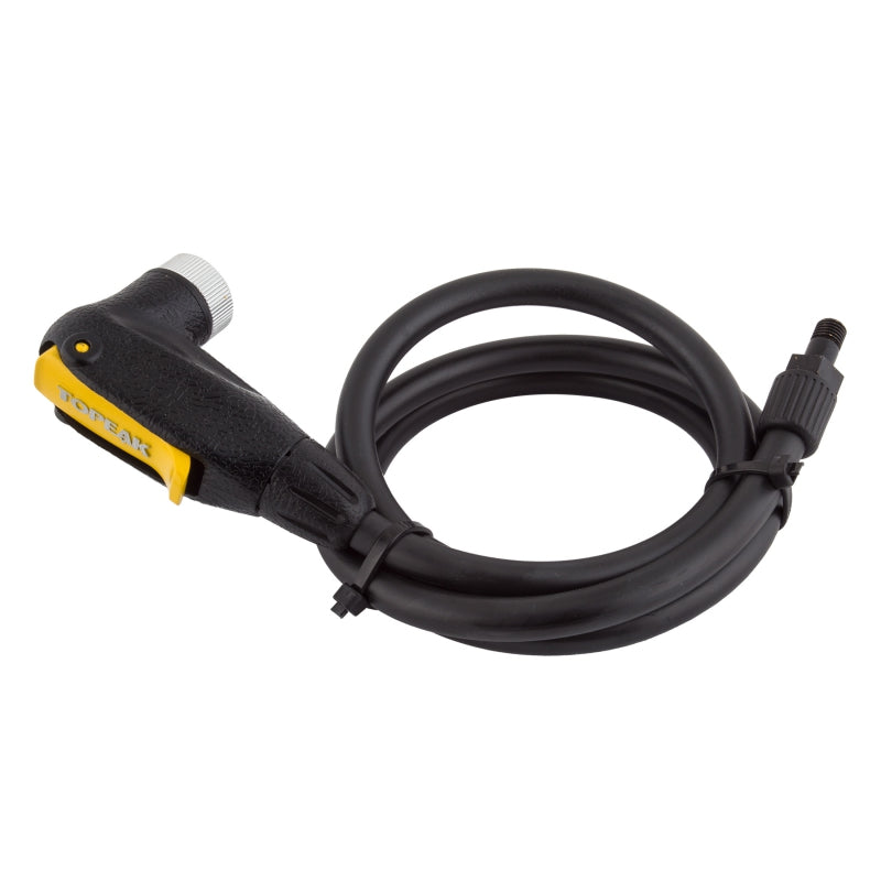 Actualización de válvula Topeak SmartHead Presta/Schrader. Manguera de 38" compatible con la mayoría de las bombas.