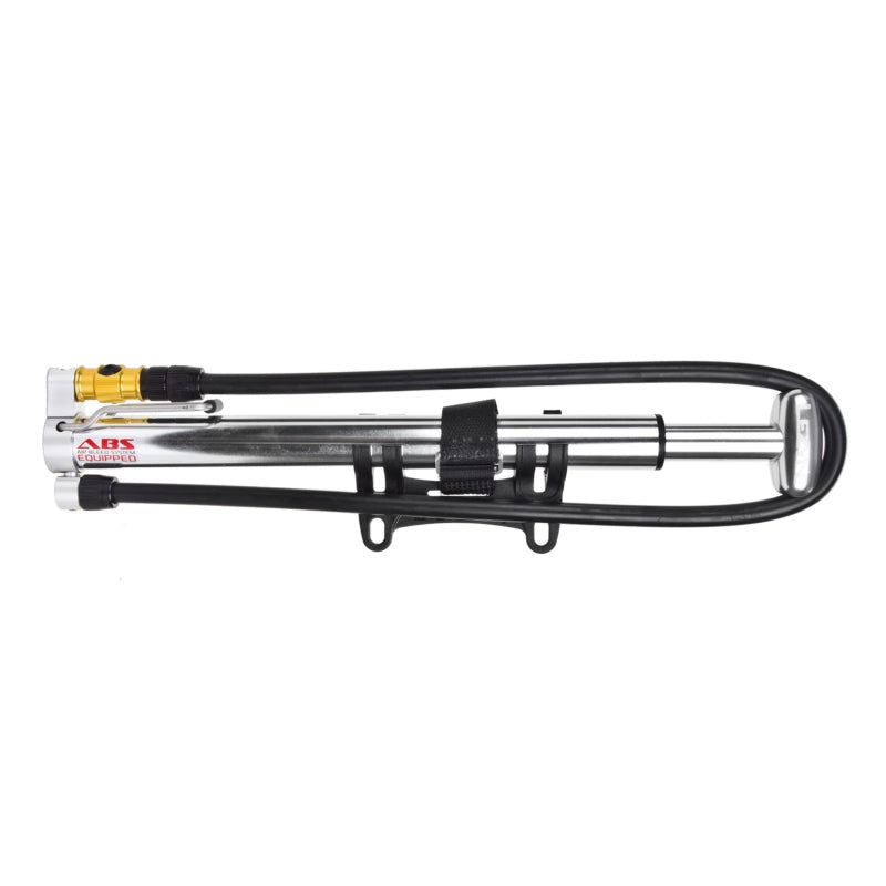 Lezyne Micro Floor Drive HP - Bomba de cuadro de alta presión plateada