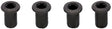 RaceFace Chainring Bolt Pack Set of 4 12.5mm Bolts Black
