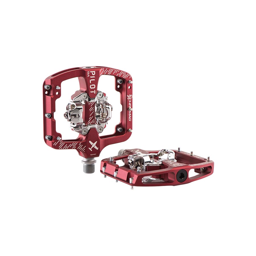 Pedales Chromag Pilot BA Cuerpo: Aleación Eje: Cr-Mo 9/16 Rojo
