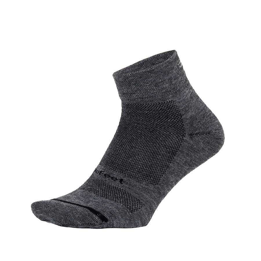 Calcetines DeFeet Wooleator Pro 1, gris grava, par XL