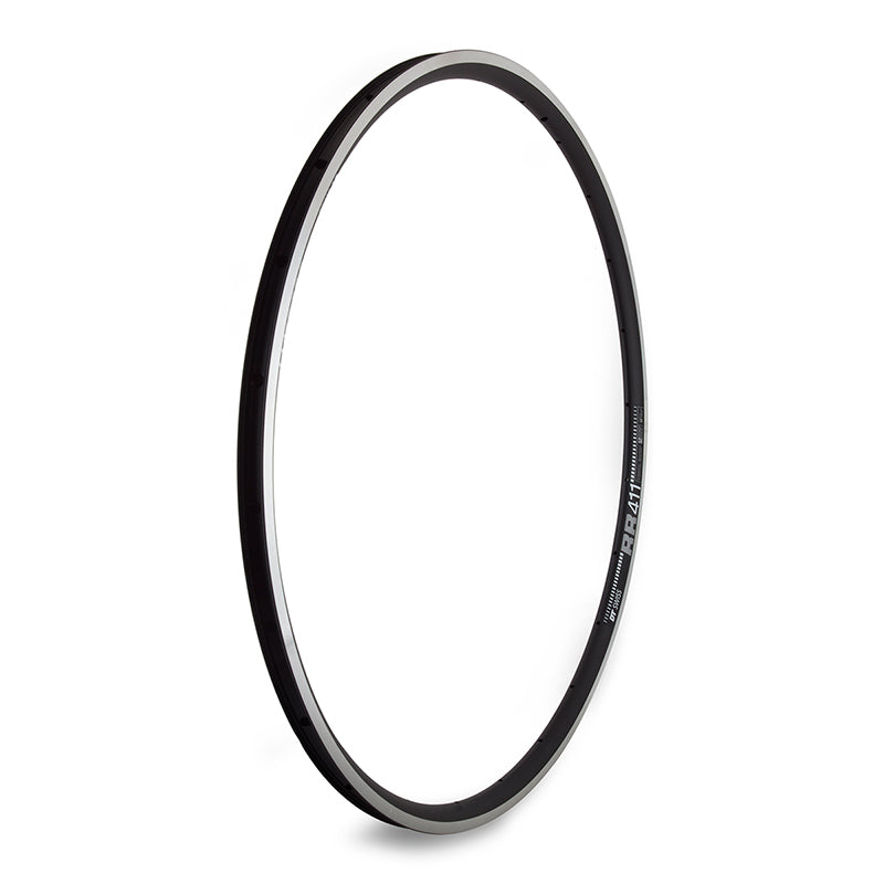 Llanta DT Swiss RR 411 - Llanta 700 negra 24H asimétrica