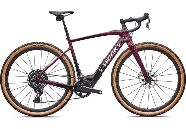 2026 Specialized Creo Sl S-Works Carbon Bike Gloss Bordeaux Metallic/Fade/Pearl Dry Impasto/Silver Dust 61