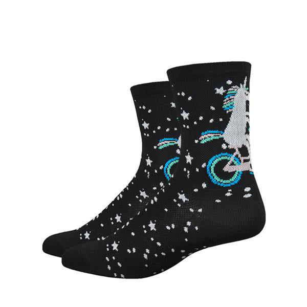 Calcetines DeFeet Aireator Unicorn de 4" para mujer