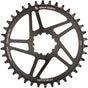 Wolf Tooth Direct Mount Chainring - 38t SRAM Direct Mount For SRAM 3-Bolt 6mm Offset Drop-Stop B Flattop Compatible BLK