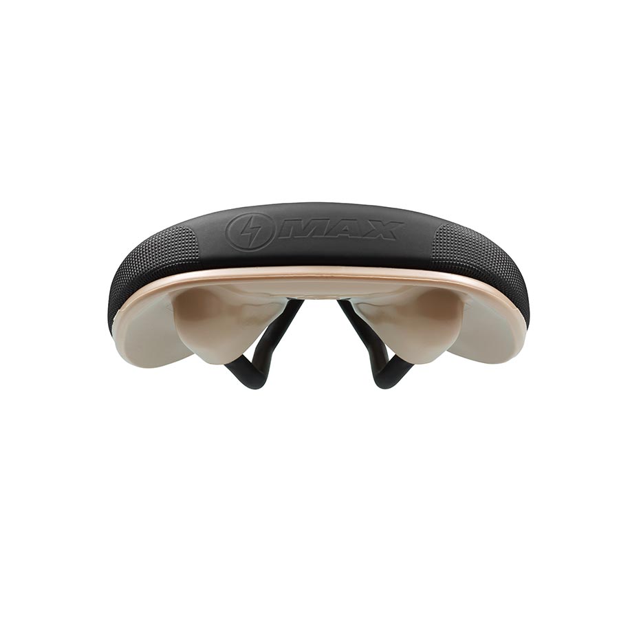 SDG Bel-Air V3 Max Saddle Lux-Alloy Rails Black/Tan