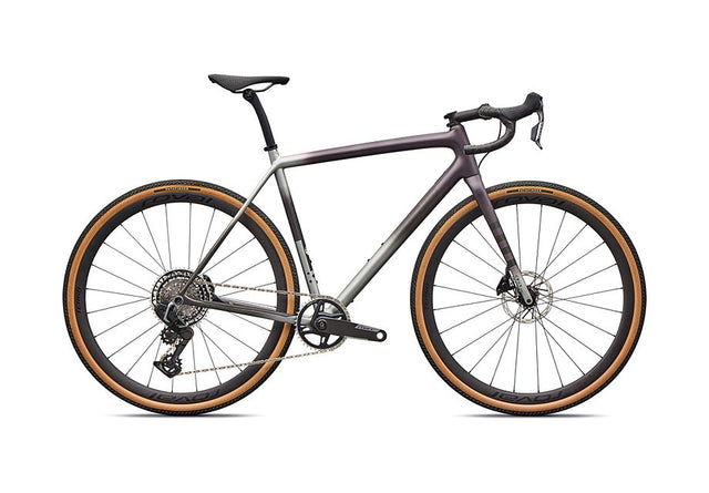 2026 Specialized Crux Pro Bike Nebula Metallic/Shadow Silver/Laurel Green/Smoke 49