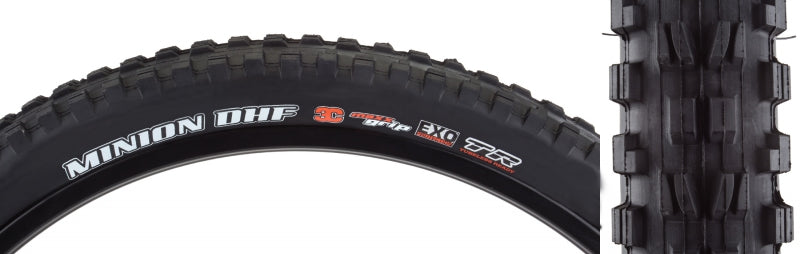 Neumático Maxxis Minion DHF - 27,5 x 2,6 sin cámara, plegable, negro, 3C Maxx Terra EXO