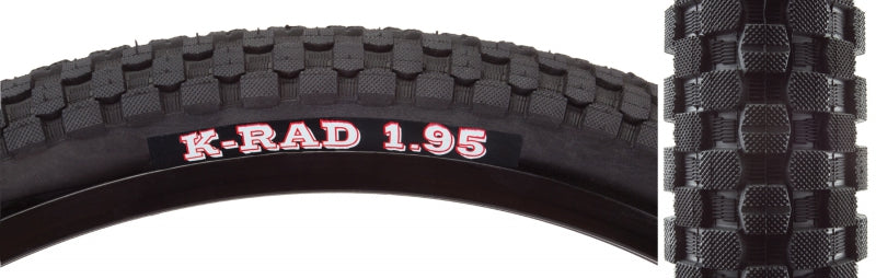Neumático Kenda K-Rad - 20 x 1,95 Clincher Wire Negro