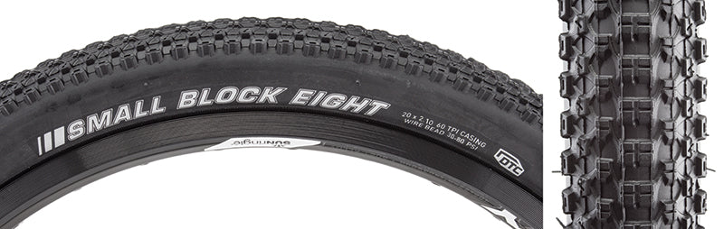 Neumático Kenda Small Block 8, 20x2.10, cubierta de alambre, DTC, 60TPI, negro