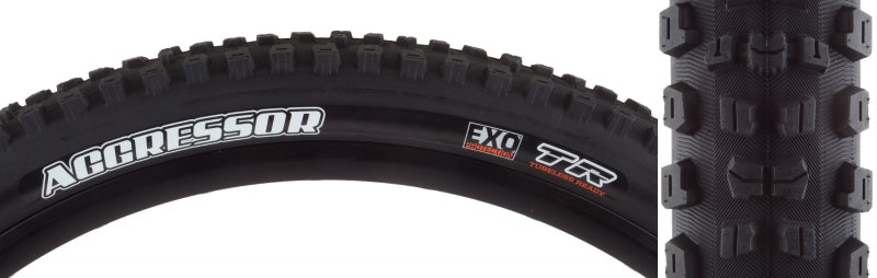 Neumático Maxxis Aggressor - 27,5 x 2,5 sin cámara plegable BLK Dual EXO Wide Trail