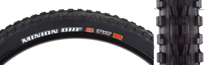 Neumático Maxxis Minion DHF - 29 x 2,5 sin cámara plegable BLK 3C Maxx Grip DD Wide Trail
