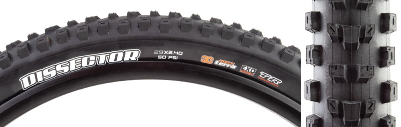 Neumático Maxxis Dissector - 29 x 2.4 sin cámara plegable BLK 3C MaxxTerra EXO Wide Trail