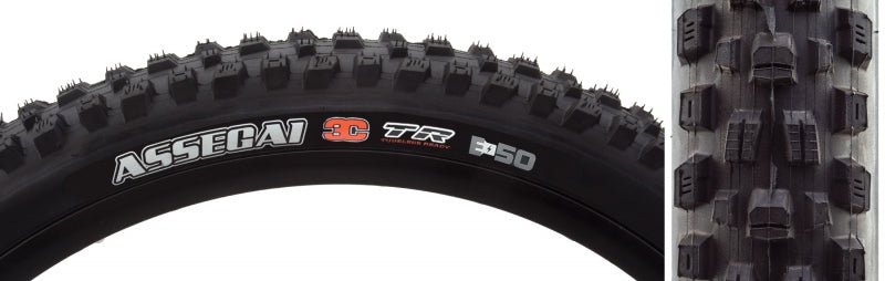 Neumático Maxxis Assegai - 29 x 2.5 sin cámara plegable BLK 3C MaxxGrip DH Wide Trail E-50