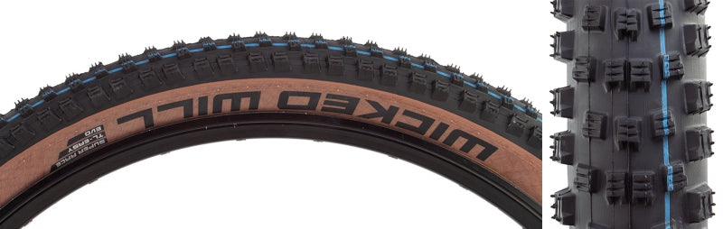 Neumático Schwalbe Wicked Will - 29 x 2,25 sin cámara plegable negro/transparente Evolution Line Super Race Addix SpeedGrip