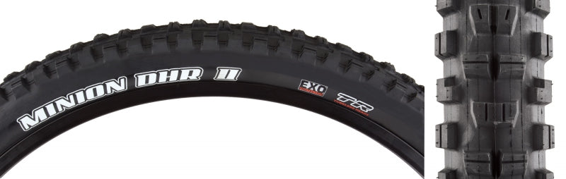 Neumático Maxxis Minion DHR II - 26 x 2,3 sin cámara plegable negro doble EXO