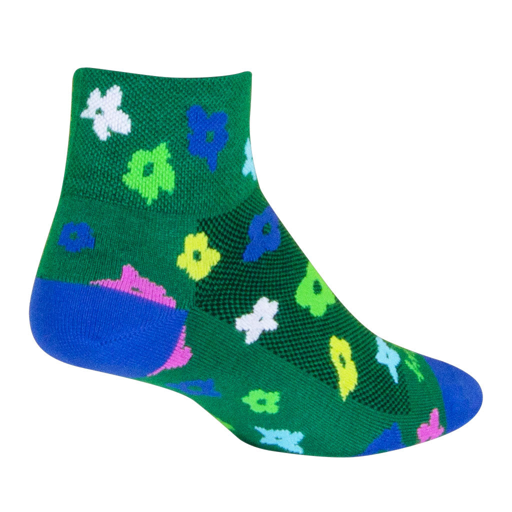 Calcetines Sockguy Bloom, talla 5-9, color verde