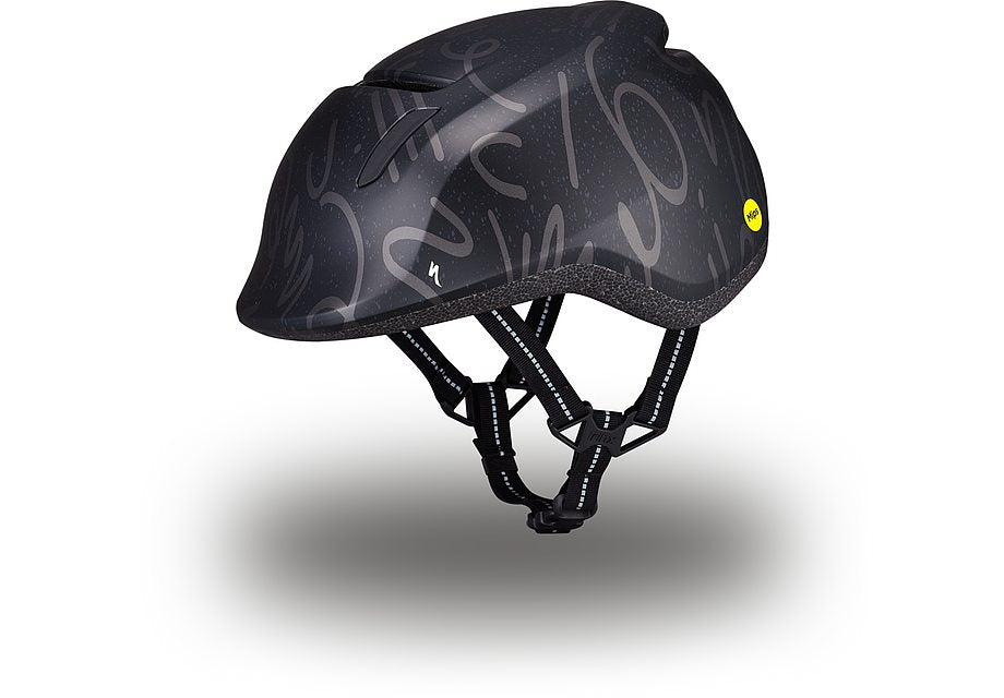 Casco Specialized Mio 2 negro/gráfico ahumado para niños pequeños