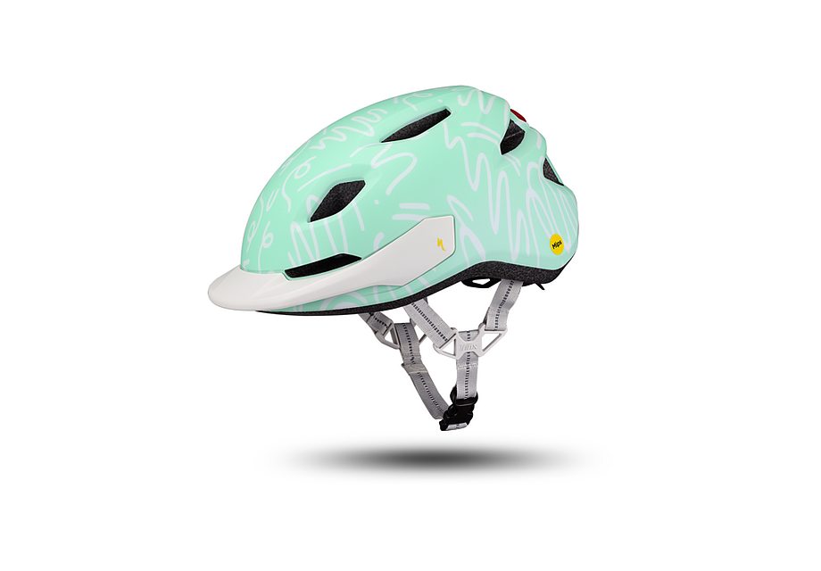 Casco Specialized Shuffle 2 LED Dune White Graphic para niños