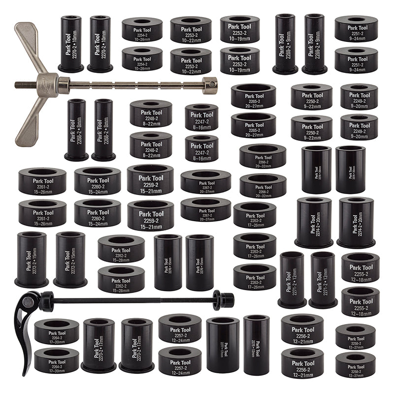Juego de prensa para cojinetes de cubo Park Tool HBP-1