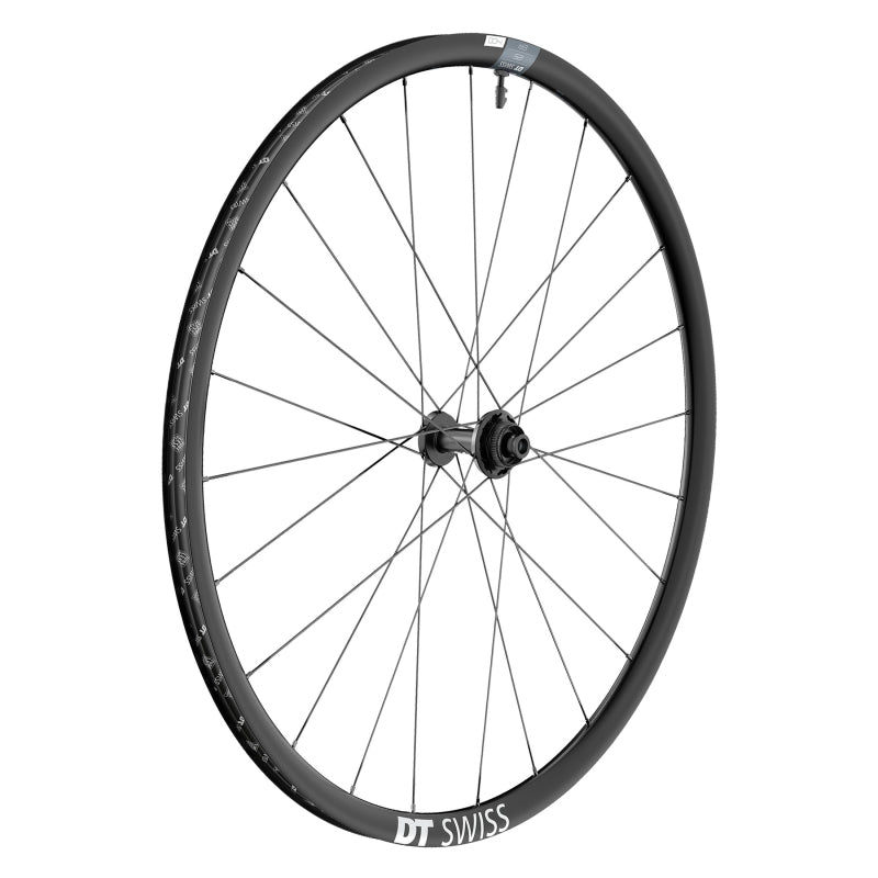 Rueda delantera DT Swiss ER 1400 DiCut 25 - 700 12 x 100 mm, Center-Lock, negra