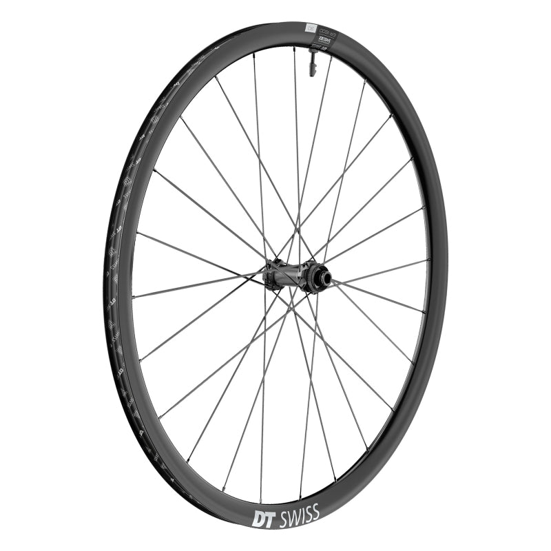 Rueda delantera DT Swiss ER 1600 Spline 30 - 700 12 x 100 mm, Center-Lock, negra