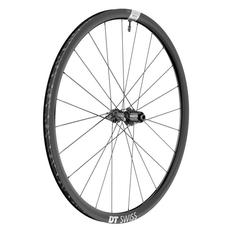Rueda trasera DT Swiss E 1800 Spline 30 - 700c 12 x 142 mm Center-Lock HG 11 Road Ratchet LN 18 BLK