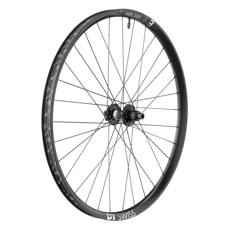 Rueda trasera DT Swiss EXC 1200 Classic de 29", 12 x 148 mm, 6 tornillos, trinquete XD, DEG 90, negra