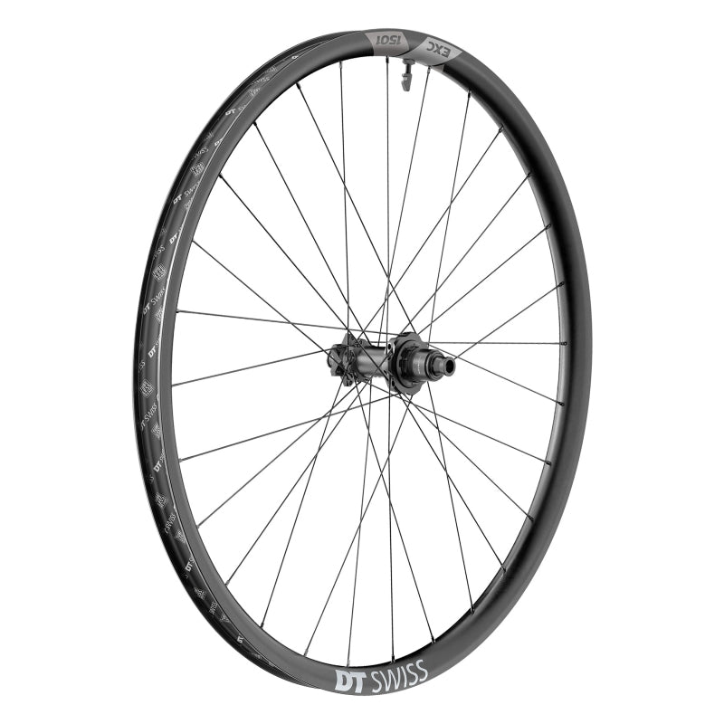 Rueda trasera DT Swiss EXC 1501 Spine One de 29", 12 x 148 mm, 6 tornillos, XD/Micro Spline, trinquete DEG 90, color negro