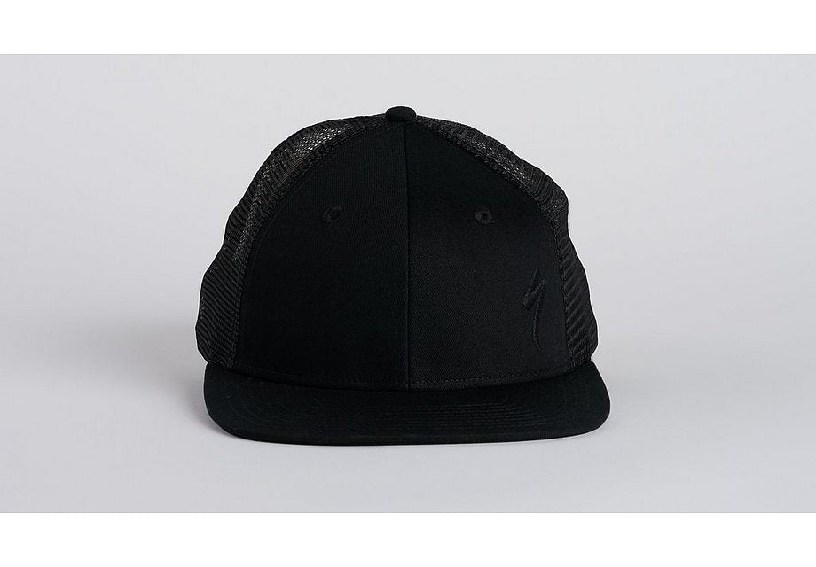 Gorra de camionero Specialized con logo S, color negro/negro OSFA