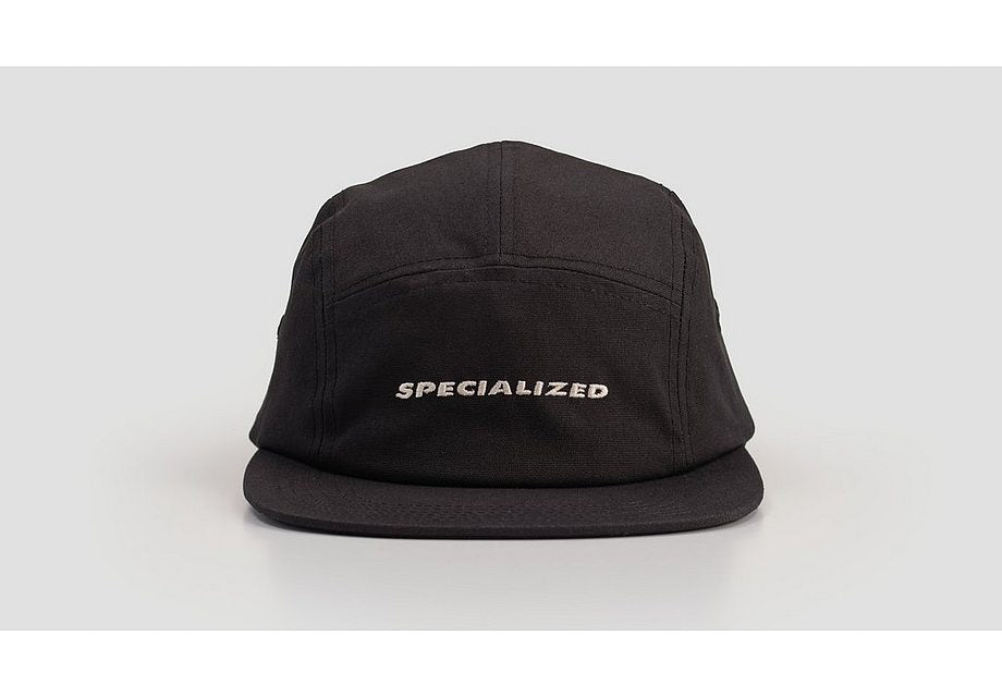 Gorra camper Specialized Heritage de 5 paneles, color negro OSFA