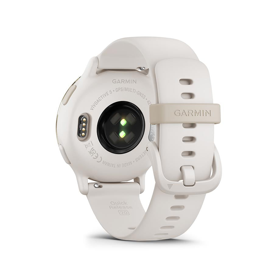 Reloj Garmin vivoactive 5 Color del reloj: Marfil Correa: Marfil - Silicona